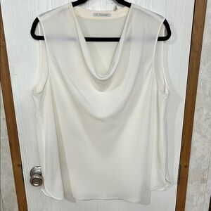 T Tahari Pink Sleeveless Relaxed Tunic